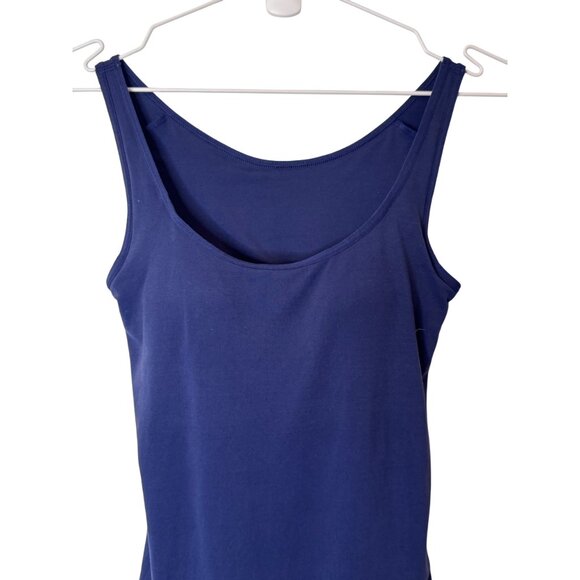 Uniqlo AIRism navy blue sleeveless bra tank top size S - Picture 3 of 5